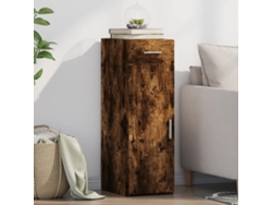 Aparador De Madera De Ingeniería Roble Ahumado 30x42,5x93 Cm