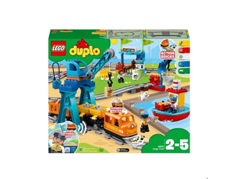 LEGO Duplo: Tren de mercancías - 10875 (Edad Mínima: 2 - 105 Piezas)