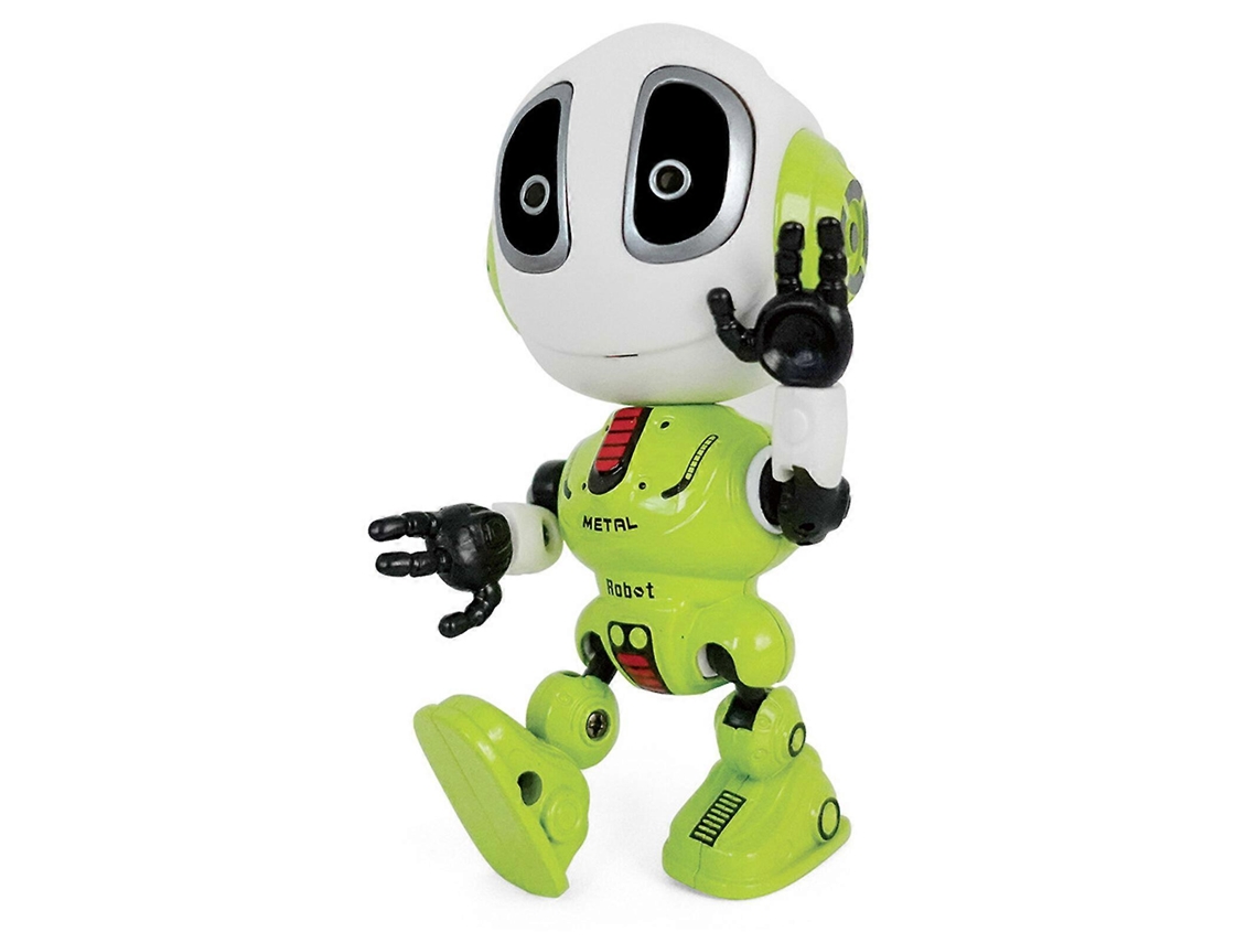 Mini juguetes robot interactivos para niños, juguetes robot parlantes, color verde Siurn