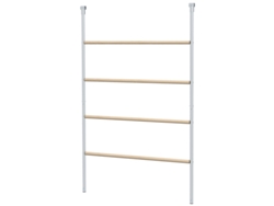 Escalera Para Gallinas Con 4 Perchas, Resistente A La Intemperie, De Acero Y Madera, 4-6