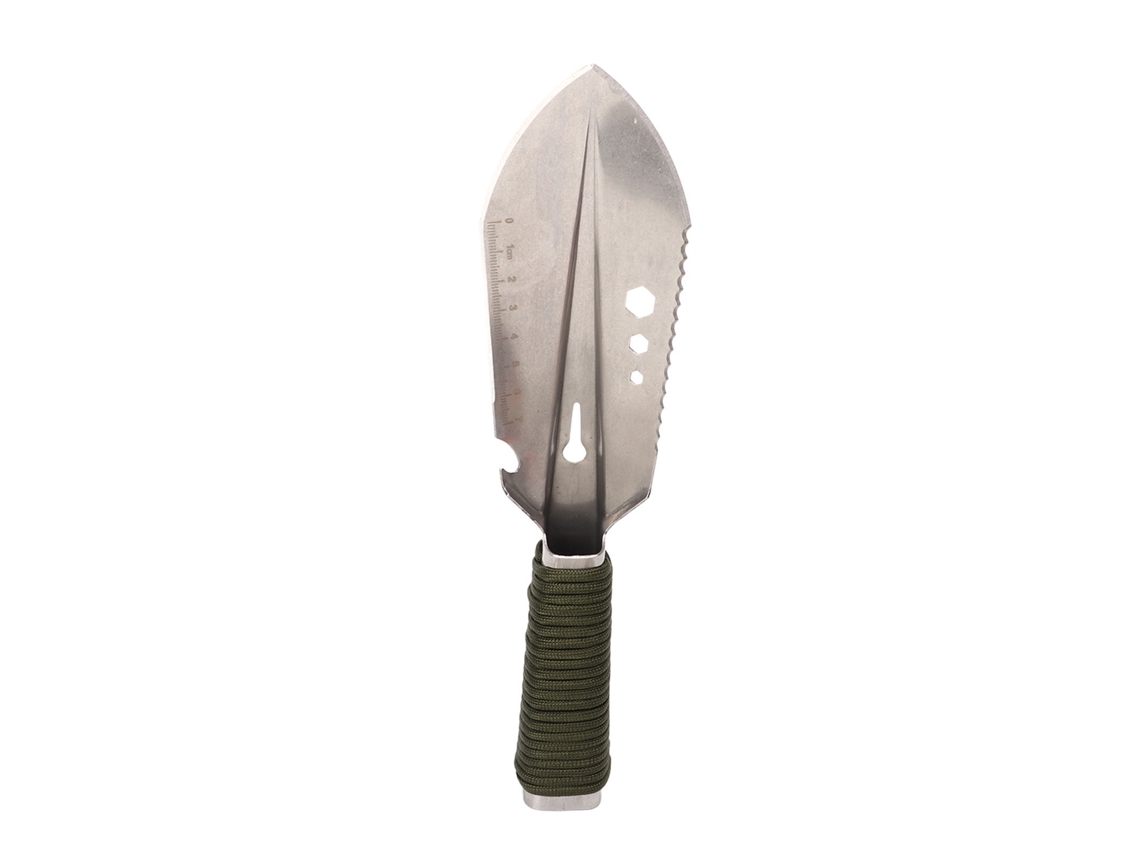 Pala De Supervivencia Ergonómica Antideslizante De Acero Con Cuerda De Nailon Para Acampada Y Senderismo.