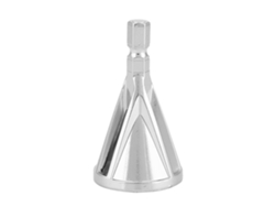 Broca De Rectificado De Vástago Hexagonal Plateada, Herramienta De Biselado Externo Para Eliminar Rebabas, Versátil.