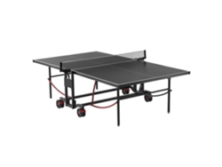 Mesa de ping pong plegable para exterior con ruedas y pantalla rápida Tekmaquinas