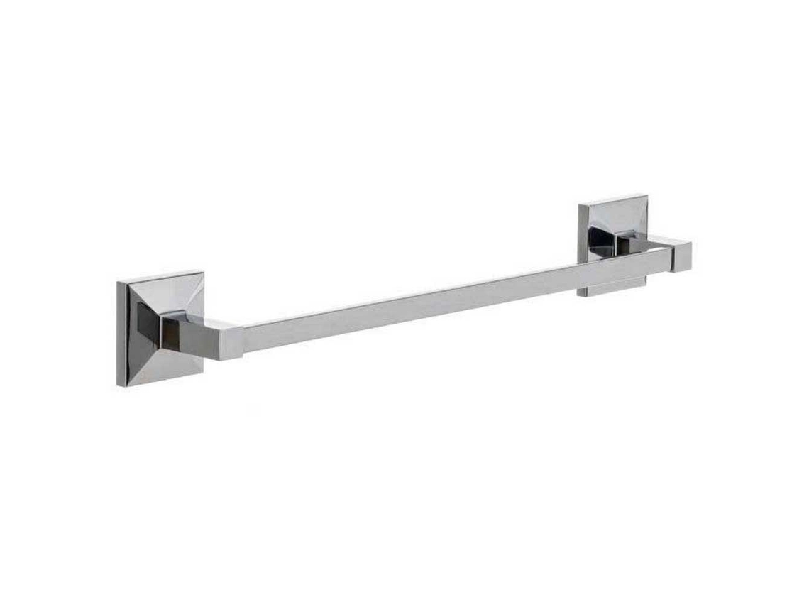 Porta Toalha Iconik 45 Cm Prateadotatay