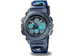 Reloj deportivo digital para niños, reloj deportivo resistente al agua para niños y niñas, reloj de pulsera electrónico analógico informal