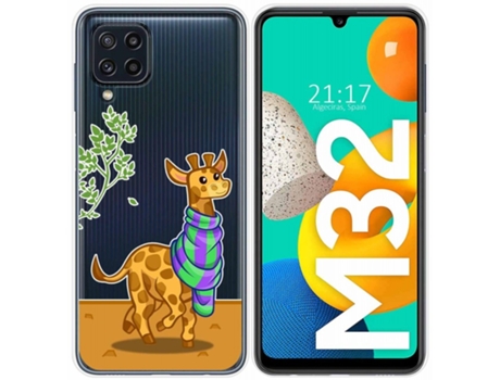 Carcasa Samsung Galaxy M32 TUMUNDOSMARTPHONE Dibujos Transparente Multicolor