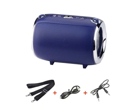 Altavoz Portátil Pequeno Bluetooth con Radio Fm Música Subwoofer Tf Aux Altavozs Usb para Telefones de Computador S518