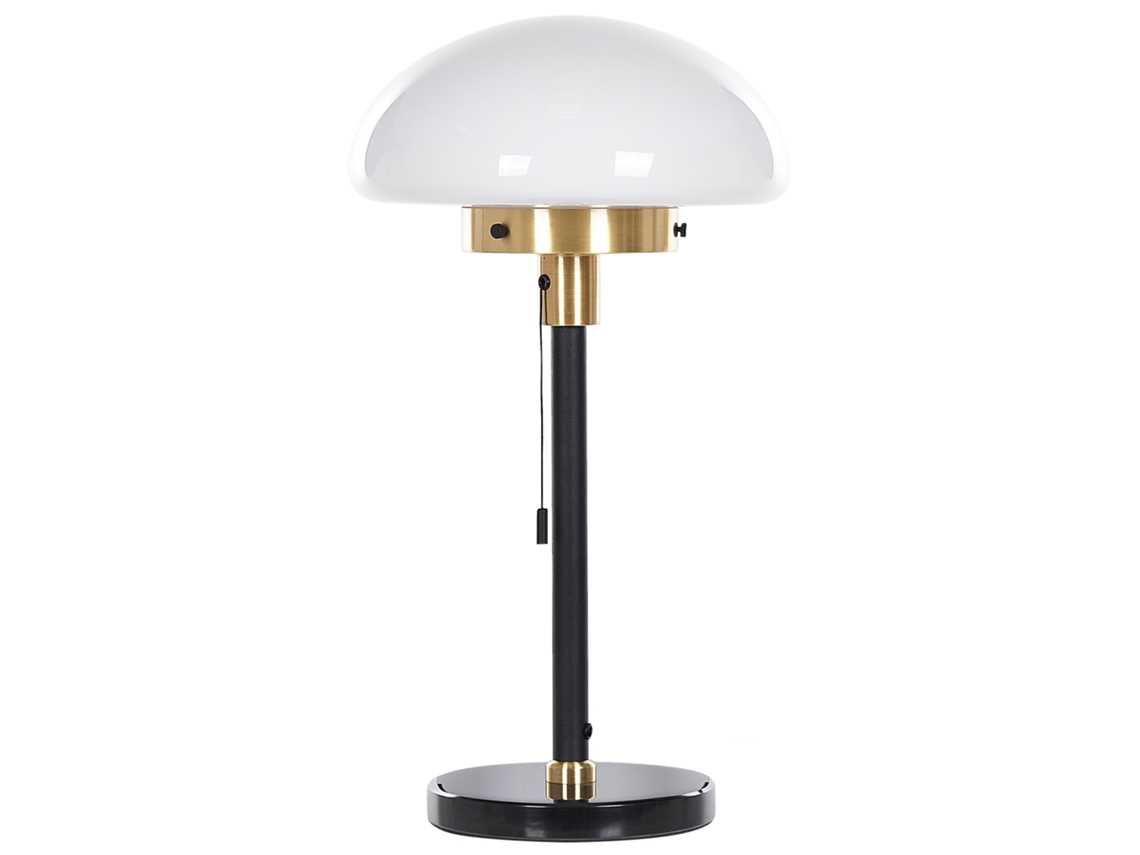 Lámpara de mesa BELIANI Minija de Hierro Negro 28x28x66