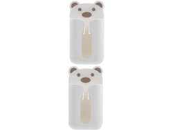Juego de 2 piezas: Portarrollos de papel higiénico de pared, dispensador de papel higiénico, toallero de pared y portarollos Slowmoose.