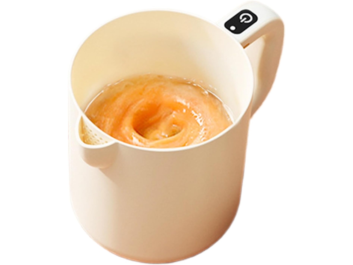 Batidora De Huevos, Batidora De Mano Inalámbrica 2 En 1 Con Filtro | Bol Grande Para Lavar Arroz, Removedor