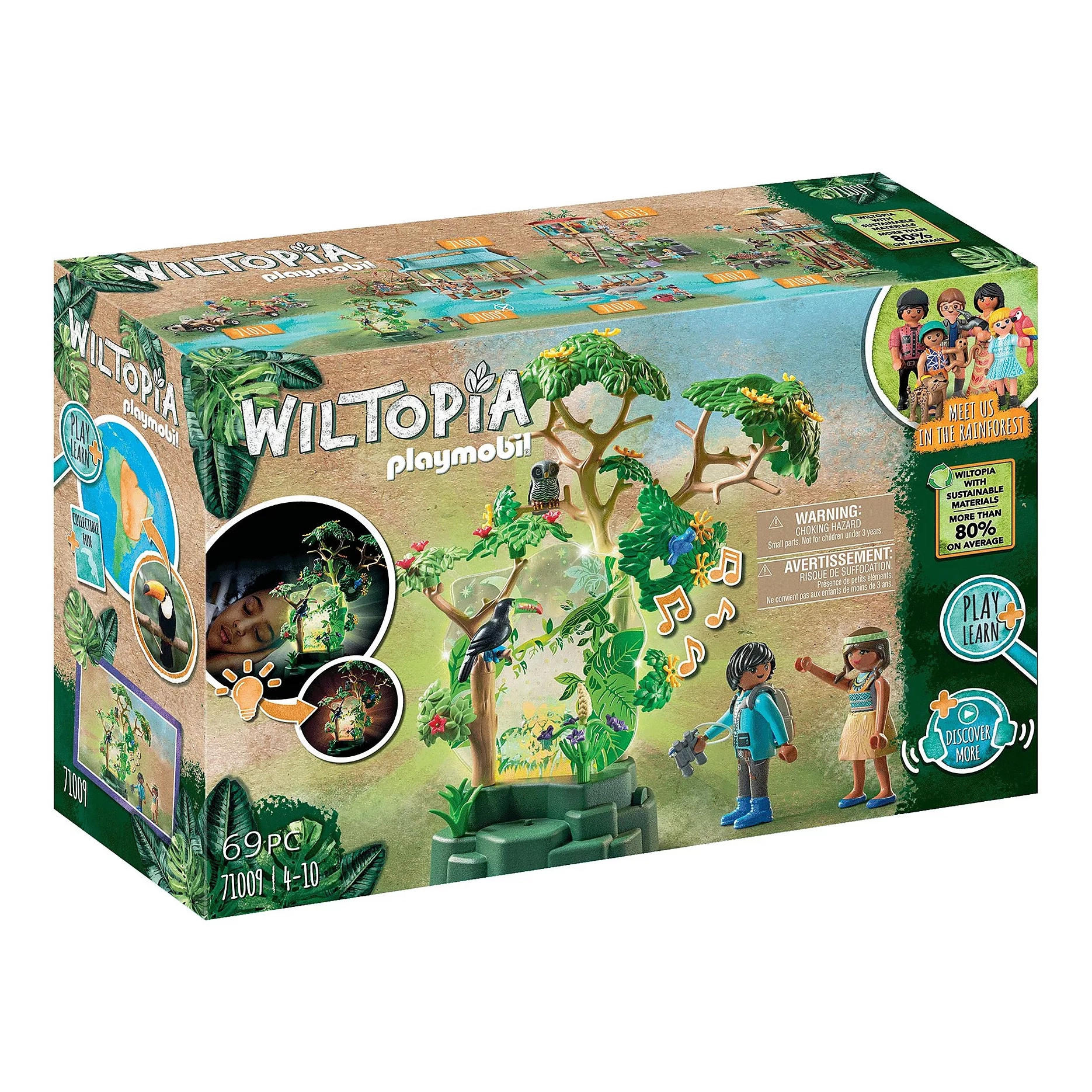 Lámpara de noche de selva tropical de Playmobil