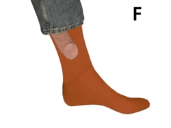 Calcetines Novelty Divertidos Medios Tubo Navideños Regalo Suaves Algodón Mezcla Talla Elástica Invierno Marrón