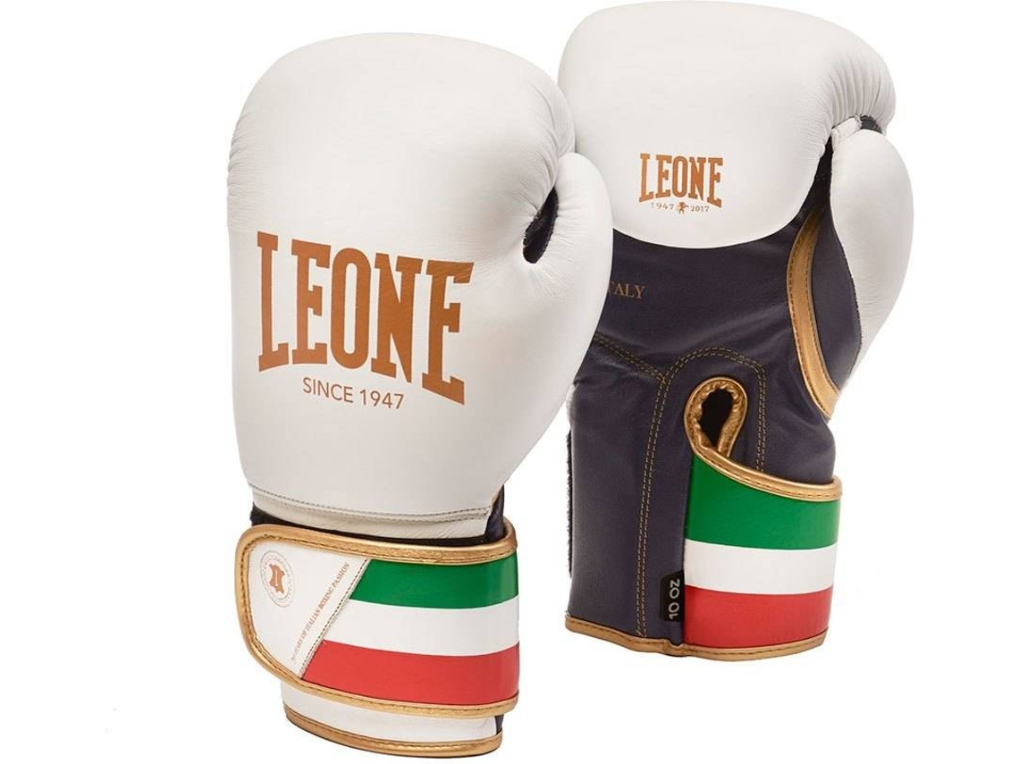 Guantes de Muay LEONE1947 Italy ´47 Blanco (16 Oz)