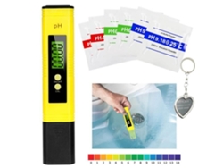 Medidor de pH digital, probador de calidad del agua digital LCD, rango de medición 0-14 pH, precisión 0,01 pH S/MARCA