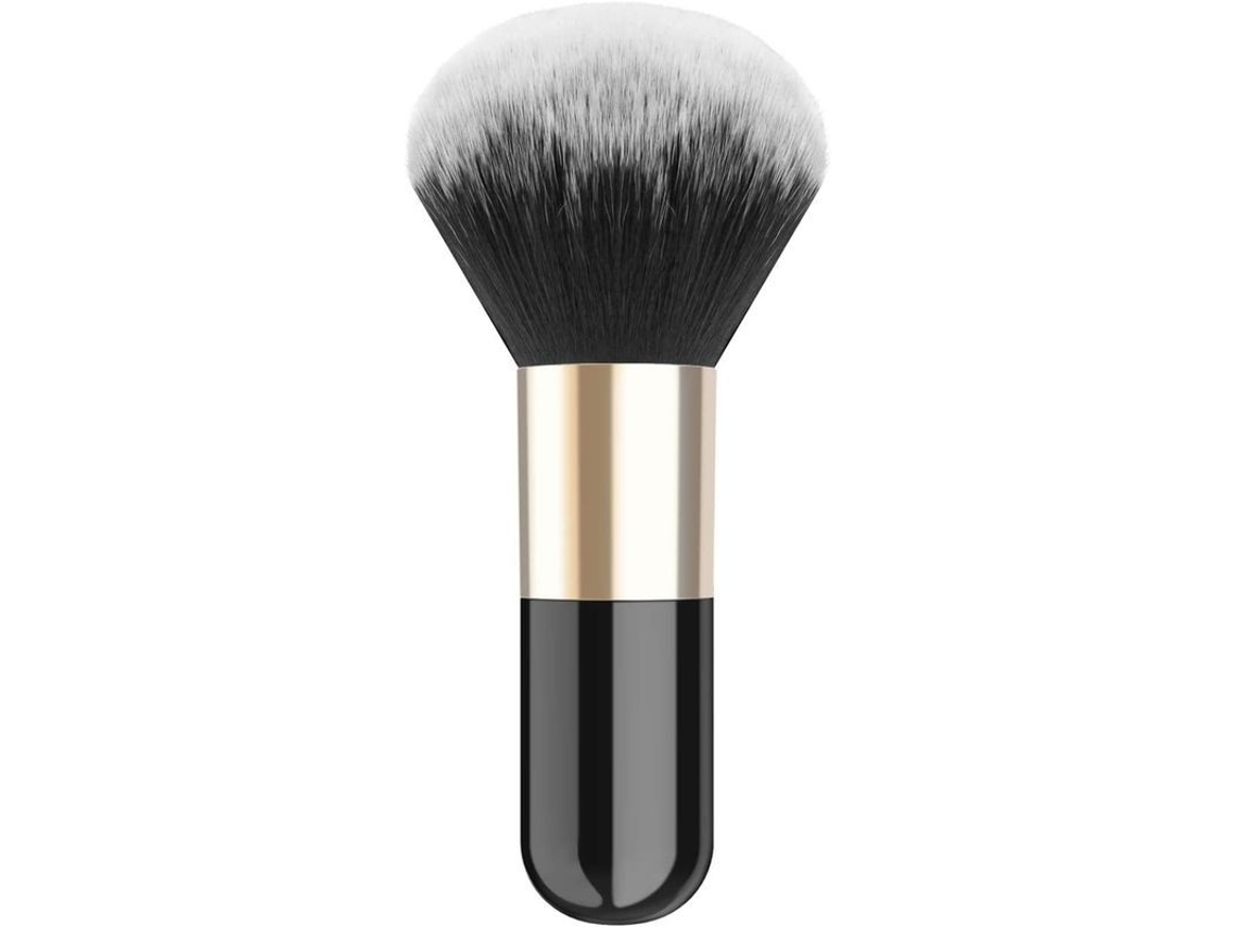 Brocha Para Polvos, Brocha Kabuki Plana, Brocha Grande Y Suave Para Base De Maquillaje Mineral.