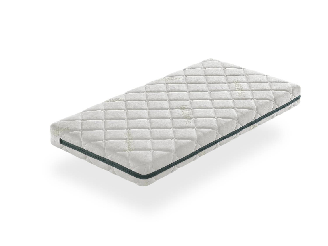 Colchón De Cuna 70X140 Bambú Altura 11 Cm Adaptable Con Partículas Naturales Y Transpirables Dormalit