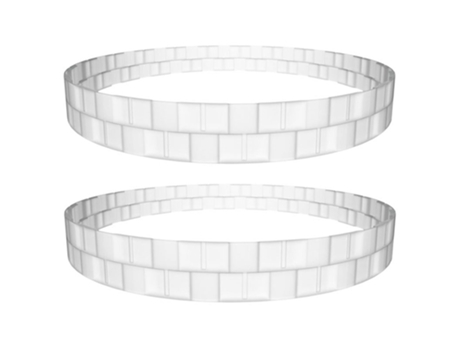 2 piezas de piel de neumático para Robot aspirador Roborock S50 S6 S5Max Ing para Robot aspirador Xiaomi Mijia 1S T4 T6 1C