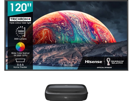 TV HISENSE 120L9G-A12 (Láser - 120'' - 305 cm - 4K Ultra HD - Smart TV)