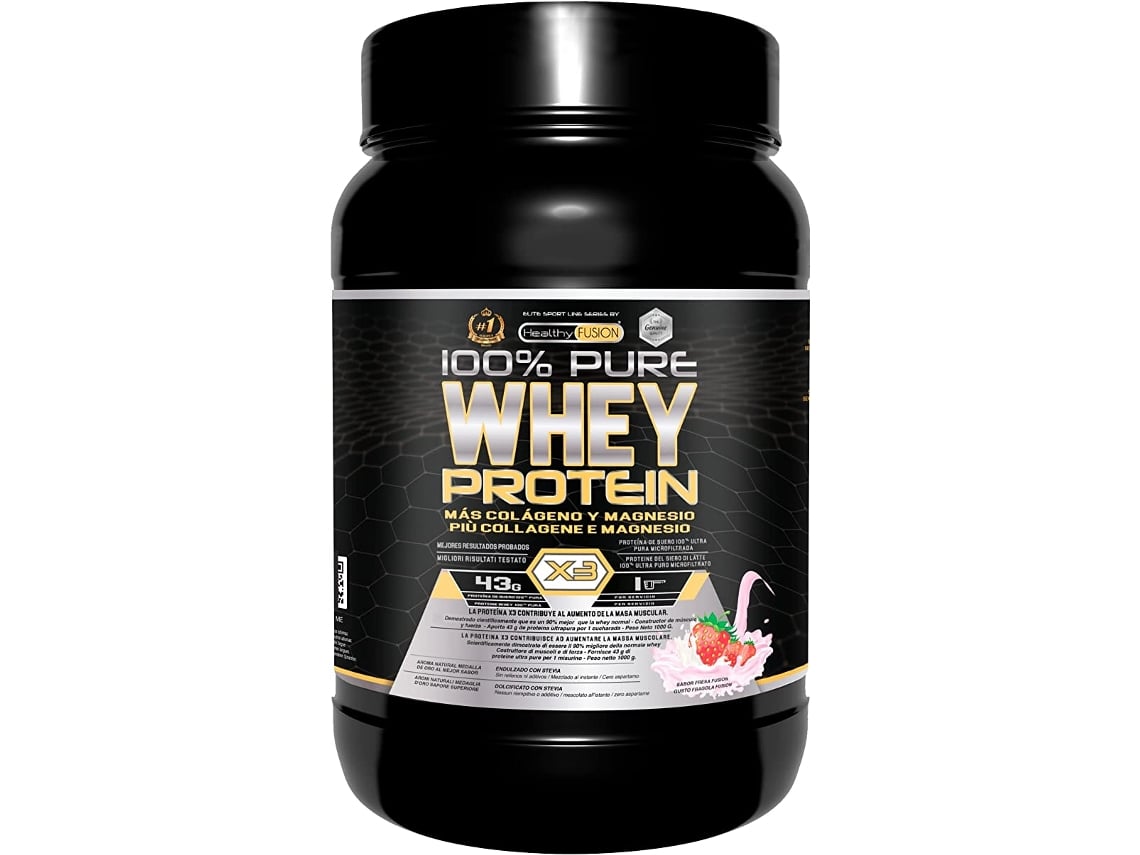 Healthy Fusion Whey Protein | Proteína de suero pura con colágeno y magnesio
