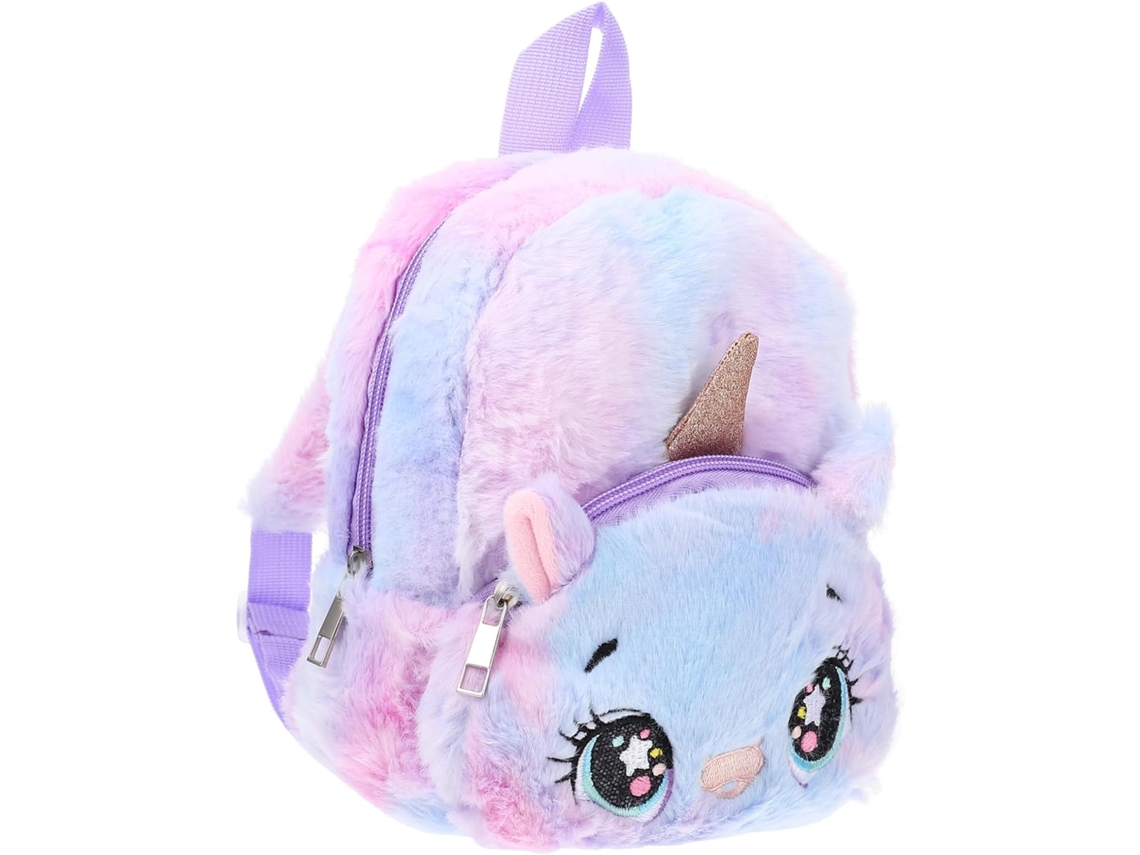 Mochila De Peluche De Unicornio Solustre Para Niñas, Mochila Escolar, Linda, Versátil, Cómoda, Bolso De Hombro, Mochila