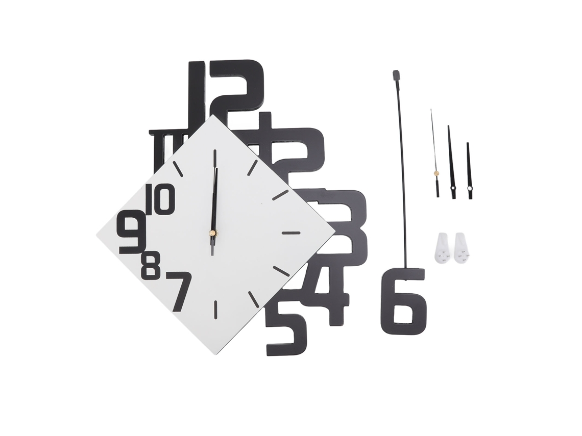 2026-reloj De Pared Sin Marco Con Péndulo Moderno Decorativo Diy Para Oficina Y Hogar