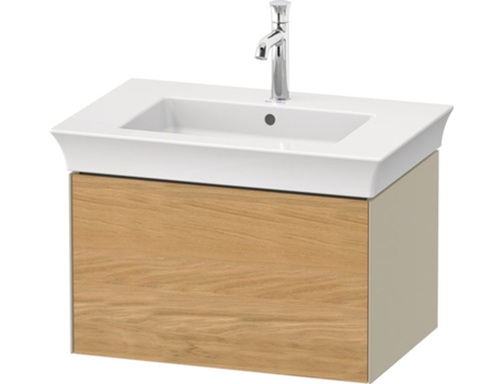 DURAVIT Tulip blanco, mueble de baño montado en la pared, ancho 684 x profundidad 458mm, con 1 extractor, con tecnología de punta, WT42410
