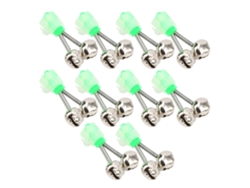 10 Alarmas De Picada Con Campana Espiral Doble Para Caña De Pesca De Carpa, Accesorio Nocturno Con Clips.