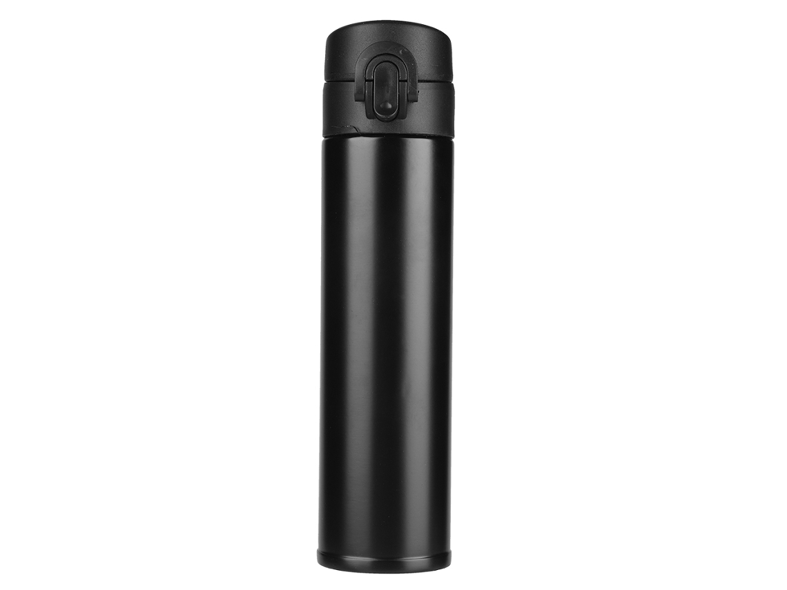 Vaso térmico de acero inoxidable de 400 ml para exteriores (negro)