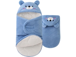 Saco de dormir de invierno para bebé, manta gruesa resistente al viento con capucha, apto para bebés de 1 a 5 meses, talla S/68 x 86 cm, Yunzii