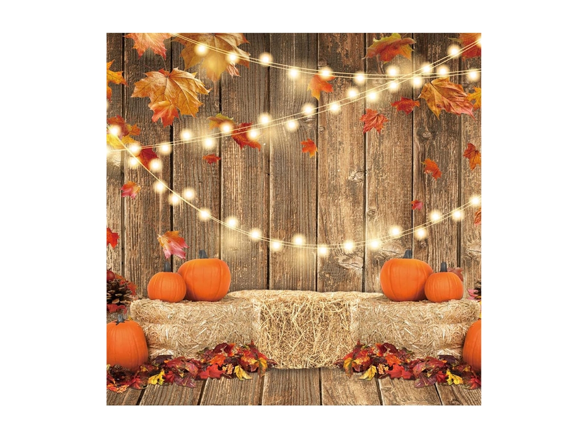 Fondo fotográfico de calabaza para fiestas, decoración de otoño y Acción de Gracias NEVEANCE