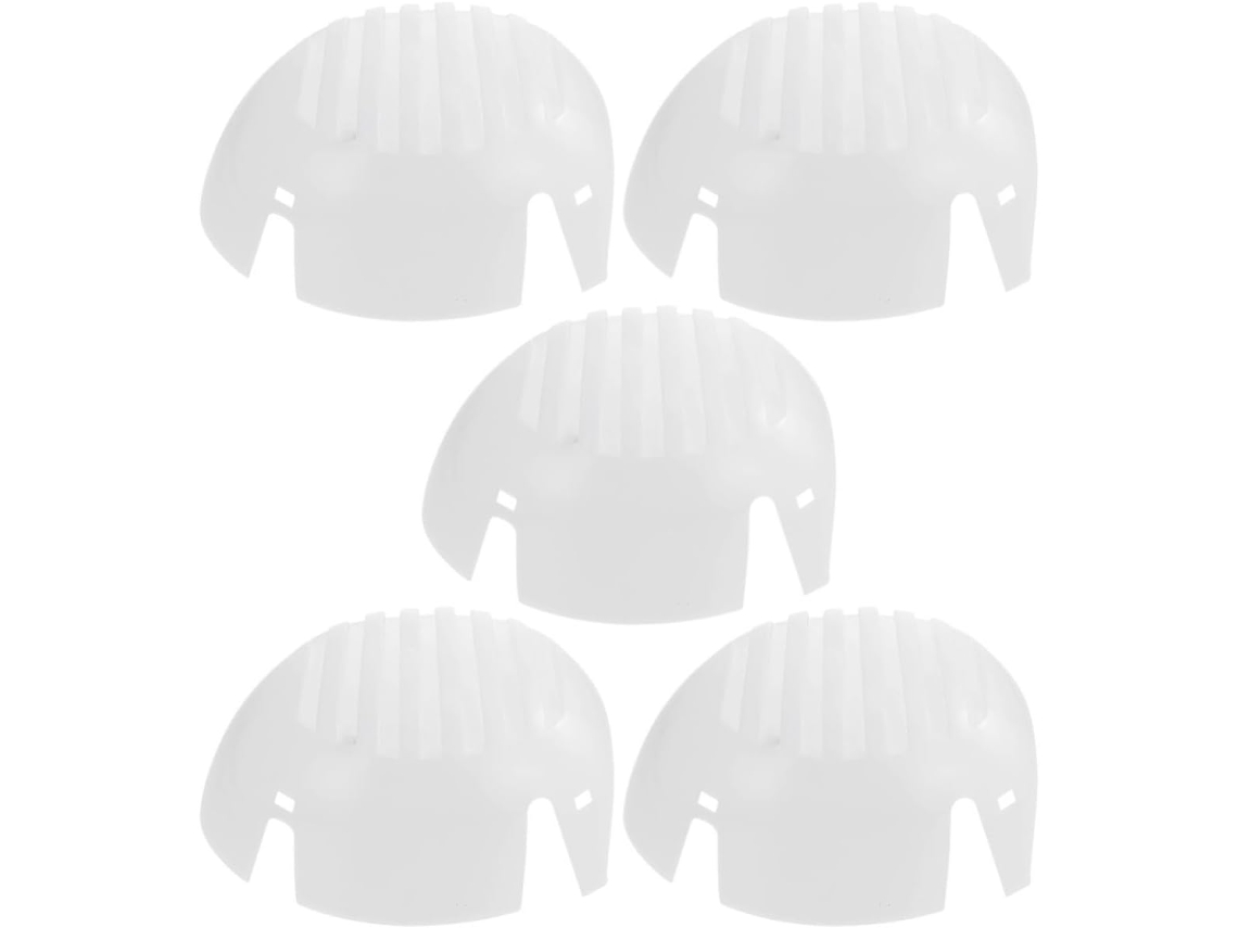 Inserto De Pe Blanco Antichoque Para Casco, Forro Cómodo Para Casco De Construcción, Paquete De 5 Unidades