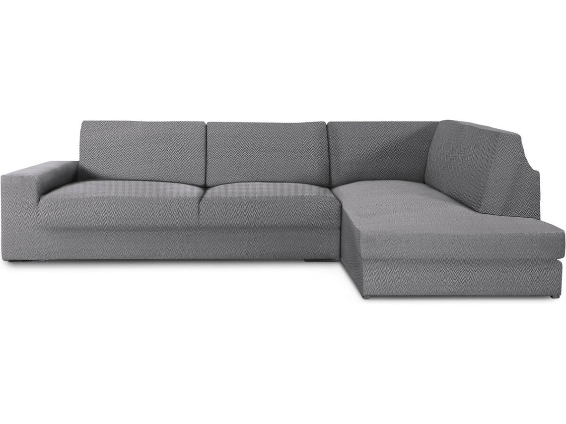 Funda de Chaise Longue Rinconera Derecha EYSA Premium Jaz Tejido Multielástico (500 x 110 x 120 cm - Poliéster y Algodón - Gris)
