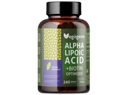 Vegagen Ácido Alfa Lipoico con Ácido Fólico 600 mg 240 Cápsulas