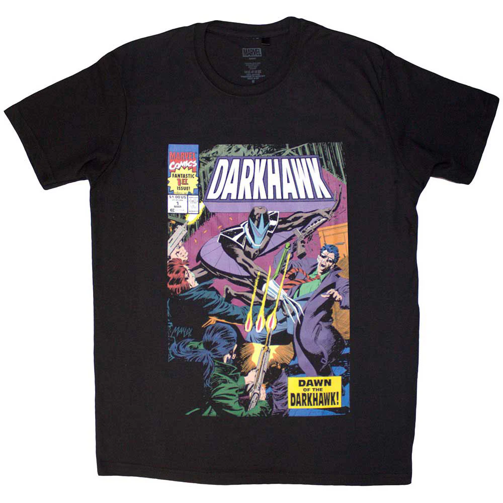 Rockinstone Unisex Marvel Comics Darkhawk Comic Cover Camiseta Classic-xxxl