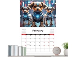 Calendario Canino 2026 - Planificador De Pared Para Cachorros