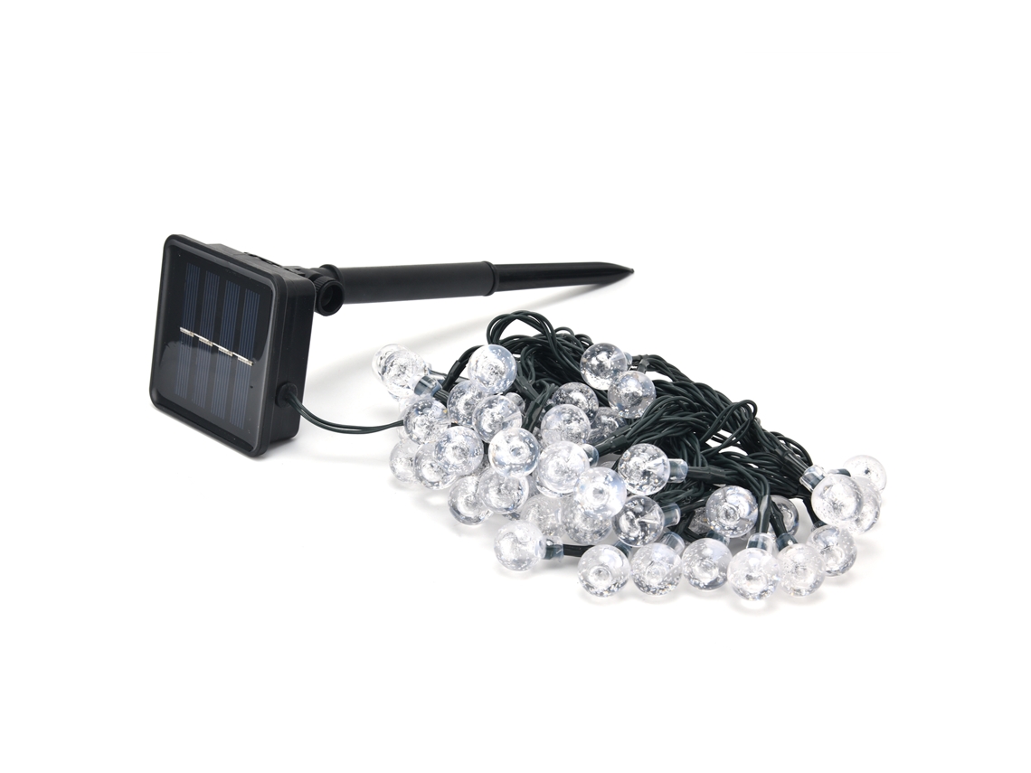 2026-luces De Cadena Solares 9.5m 50led Exteriores 8 Modos Impermeables Para Jardín Boda Fiesta Balcón Patios