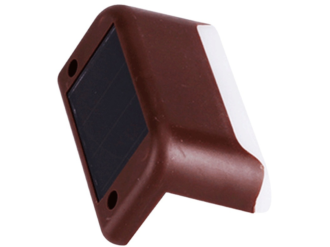 Aplique Solar De Pared, 4 Led, Para Exteriores, Alimentado Por Energía Solar.