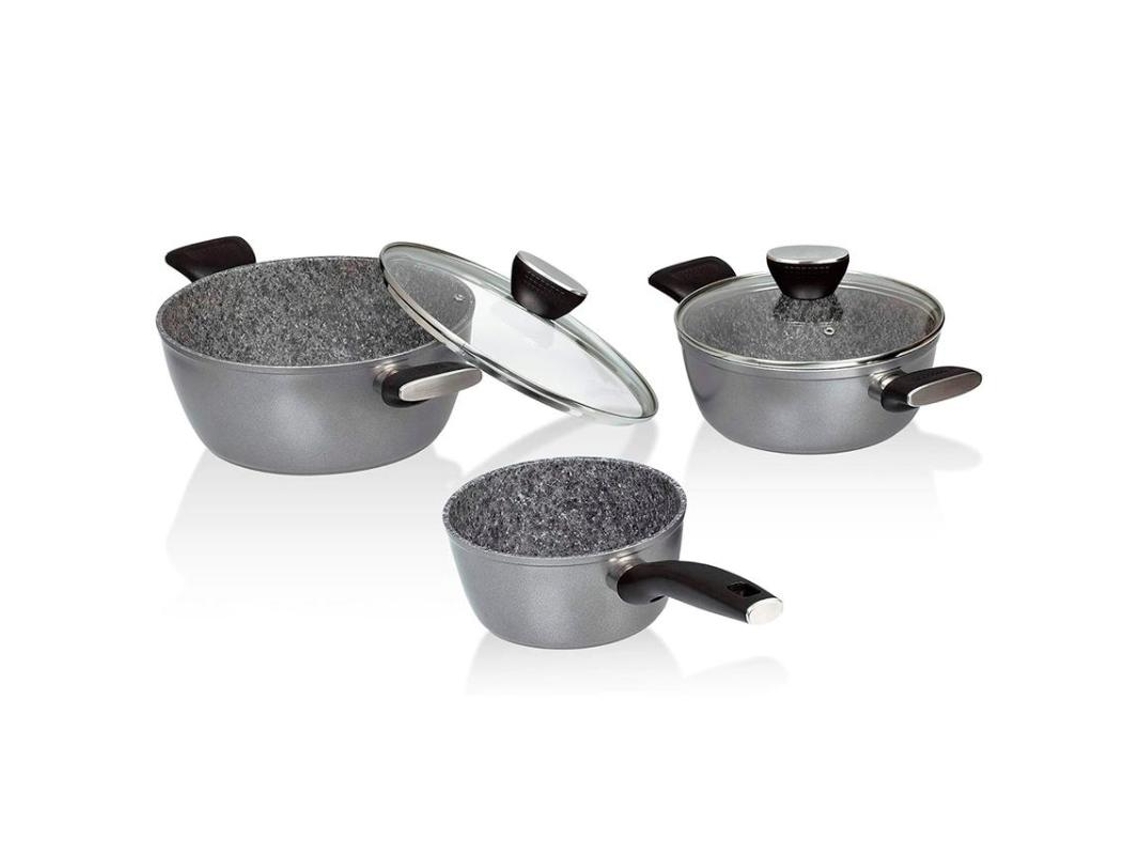 Bateria Cocina Full Induction 3 Piezas