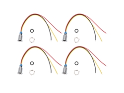 Leds Redondos Pre-fios 110-220v À Prova D'água 2 Cores Sunflare