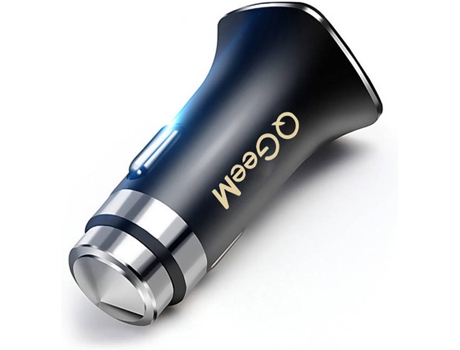 Cargador Coche QGEEM QG-CH06 (3A - USB - Negro)