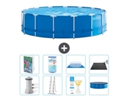 Intex Piscina Com Estrutura Redonda - 457x122 Cm - 9-peças S619