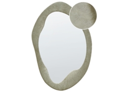 Espejo BELIANI Lenax de Terciopelo Verde 59x2x90