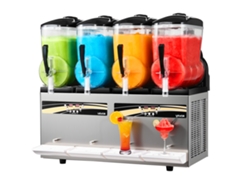 Vevor Máquina De Granizados 4 Tanques De 12l Sin Necesidad De Hielo Para Batidos