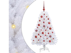 Árbol artificial Vidaxl, PVC blanco (120 cm)