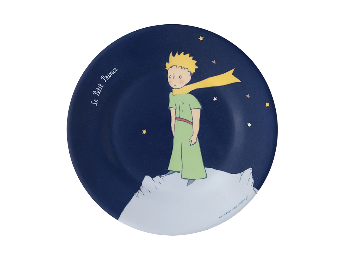Juego de 6 Platos PETIT JOUR Le Petit Prince (Azul - Melamina - 20 x 20 x 1 cm)
