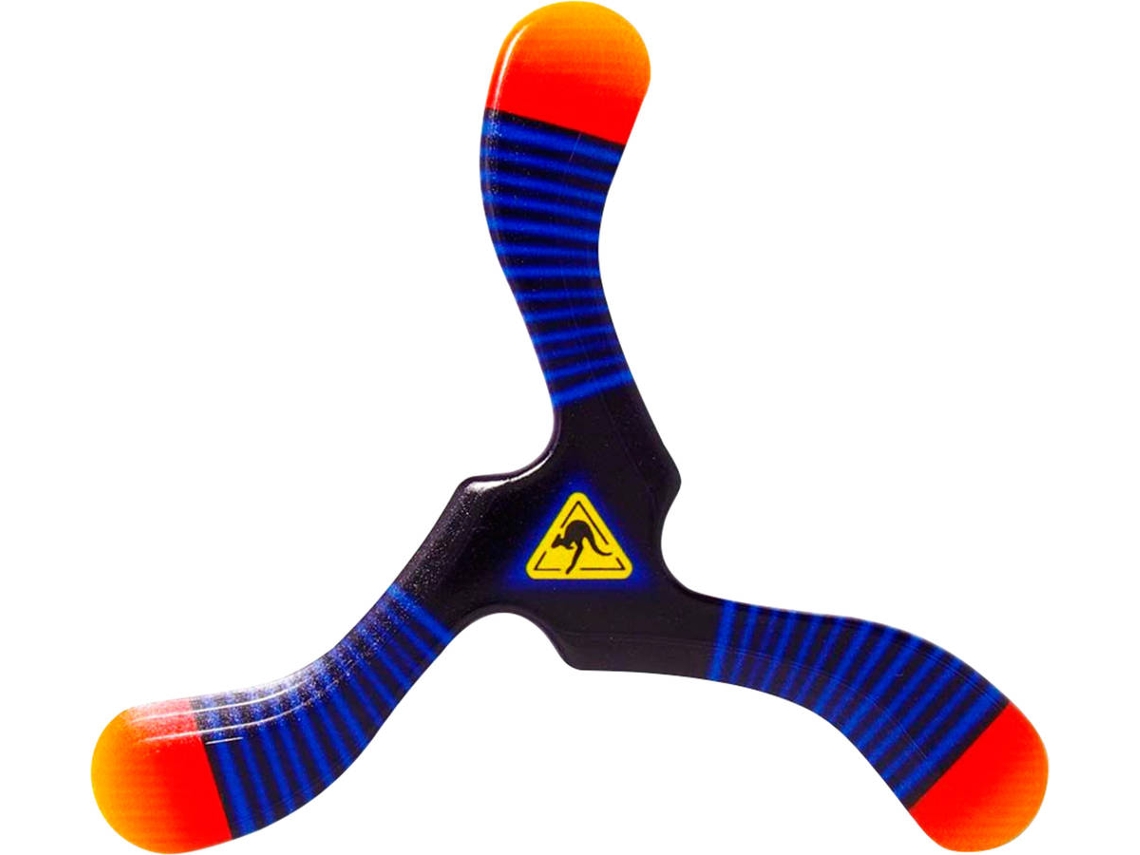 Boomerang Zebra 3 hojas, 27cm peso 40gr derecha
