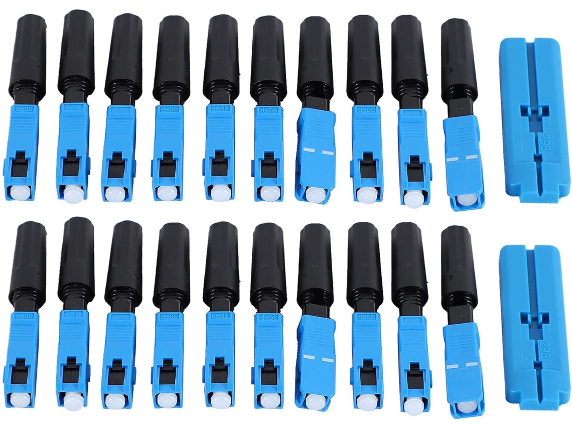 100 Piezas De Conector De Fibra Óptica Integrado Upc Serie Sc Ftth Individual