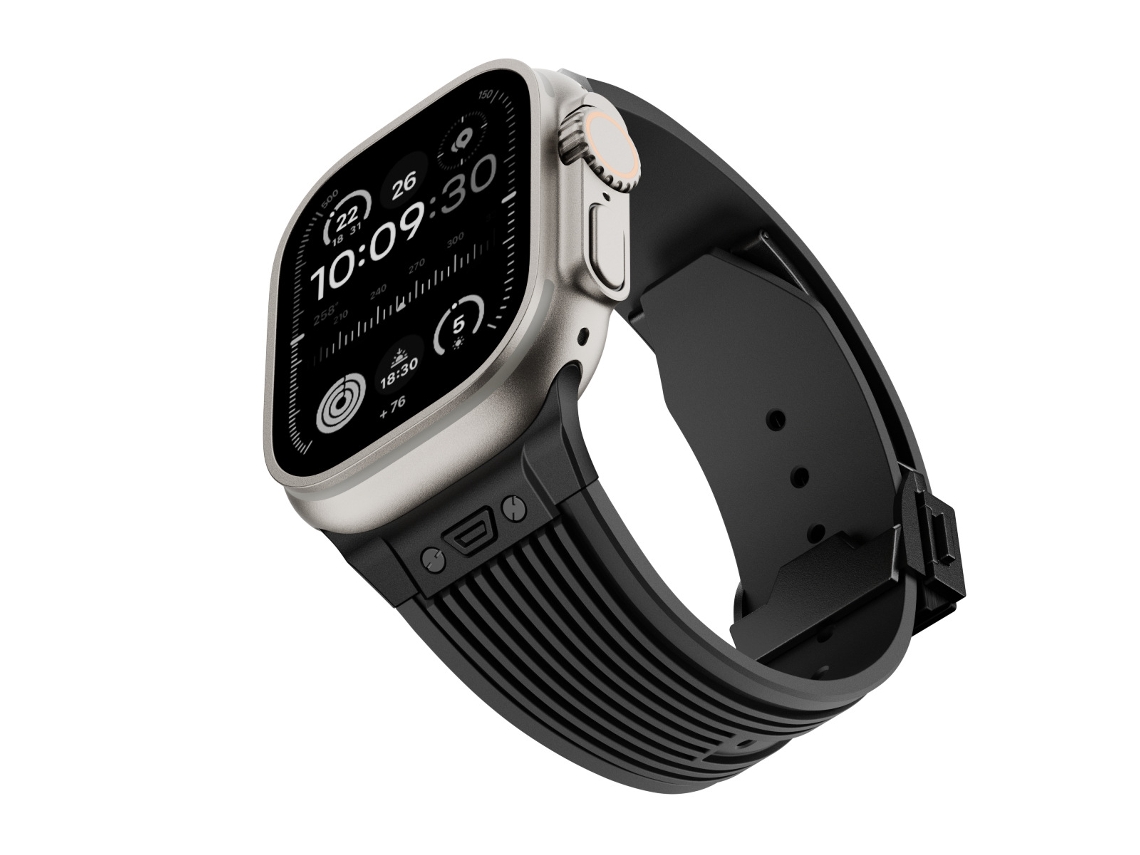 Pulsera para Apple Watch 42/44/45/49 mm (negra) XIAOMOYU
