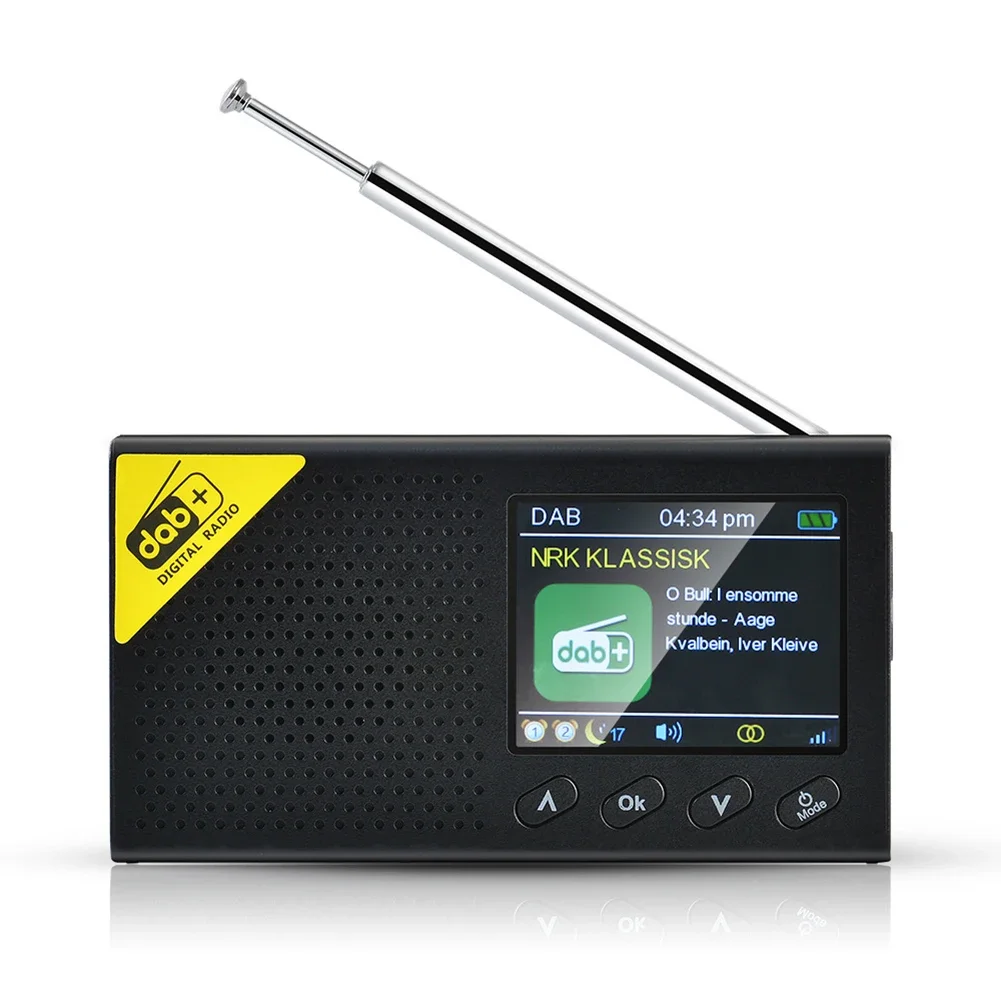 Radio Digital (negra), Compatible Con Bluetooth, Receptor Estéreo Dab/fm 5.0