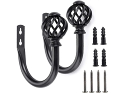 Rebe-ganchos De Cortina De Metal Con Modelo De Nido Ligero Decorativos Para Atar Cortinas Y Colgar Toallas O Abrigos
